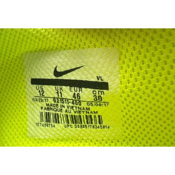 Nike Mercurial Vapor Neymar Blue Volt Soccer Cleats Size 12 US 921511-400